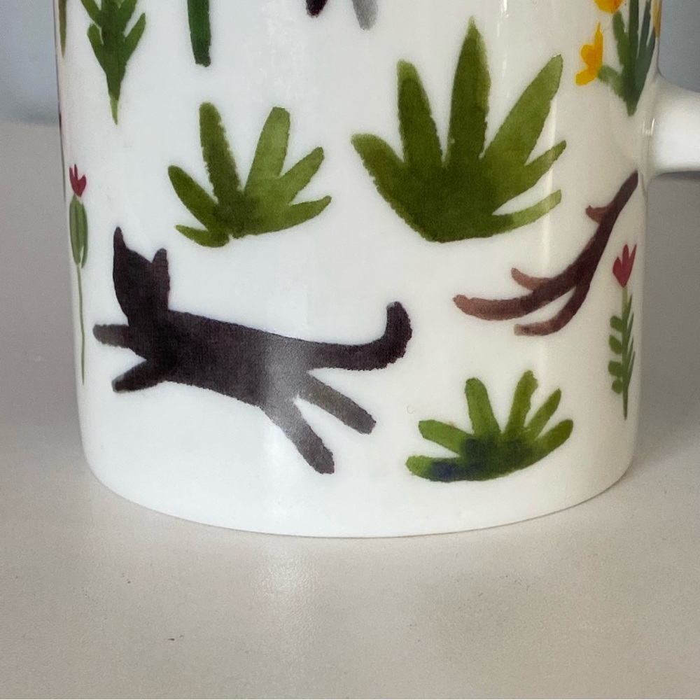 Cat Mug Danica Studio Cactus Southwest Desert Ceramic Coffee Tea Floral EUC - Picture 6 of 14